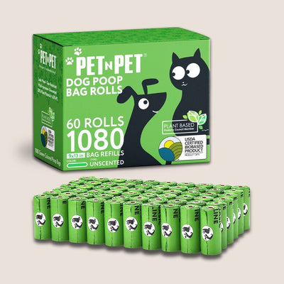41% Plant-based Poop Bags Green Poop Bags Poop bags Pet N Pet ®