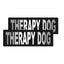 Removable Reflective Patches (Set of 2) "THERAPY DOG" Dog Patches Dogline