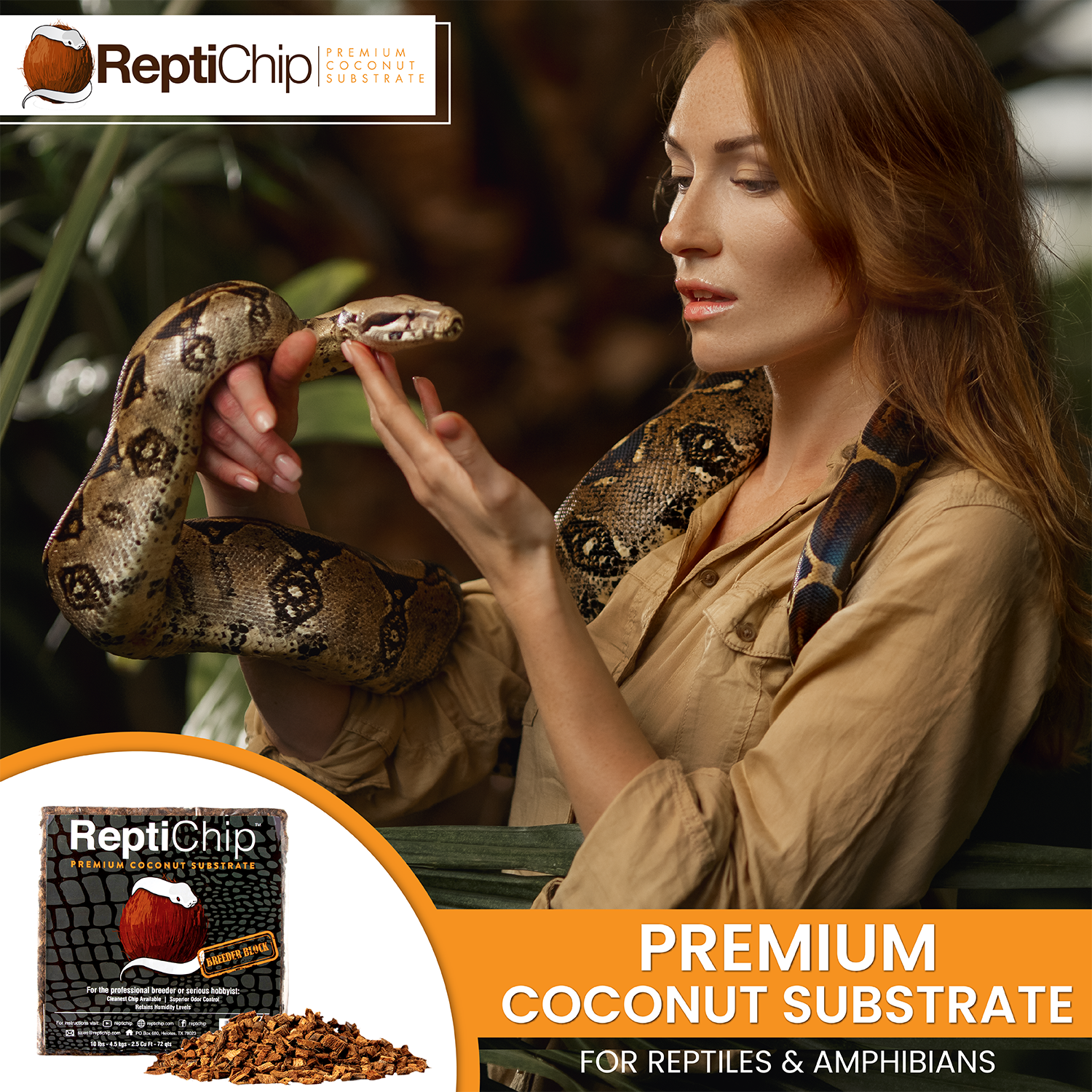 ReptiChip Breeder Blocks and Bundles Substrate ReptiChip LLC