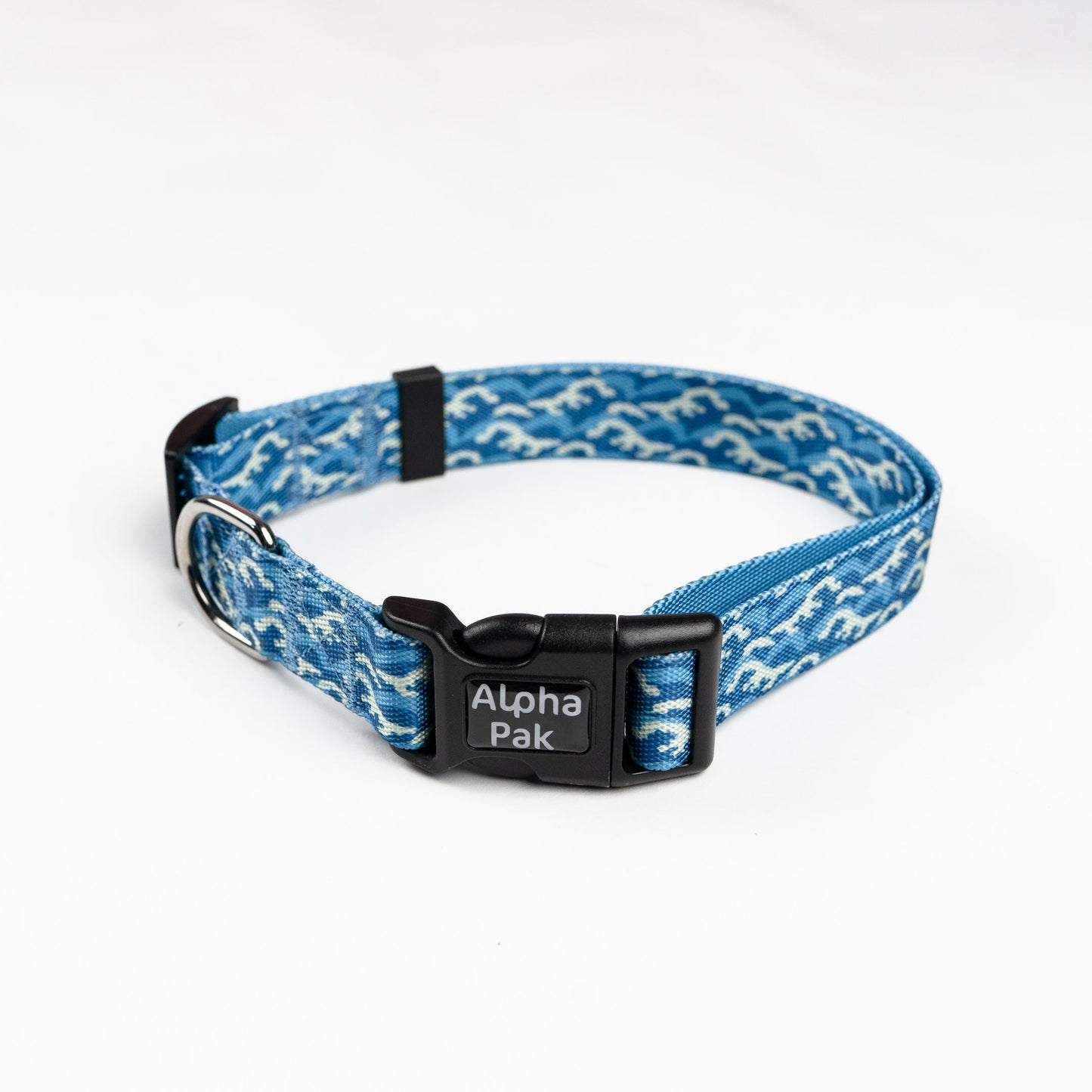 Everyday Adventure Dog Collar Tidal Pattern Dog Collar Alpha Pak