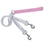 Training Leash (Multiple Color Options) Rose Pink Silver 2 Hounds Design