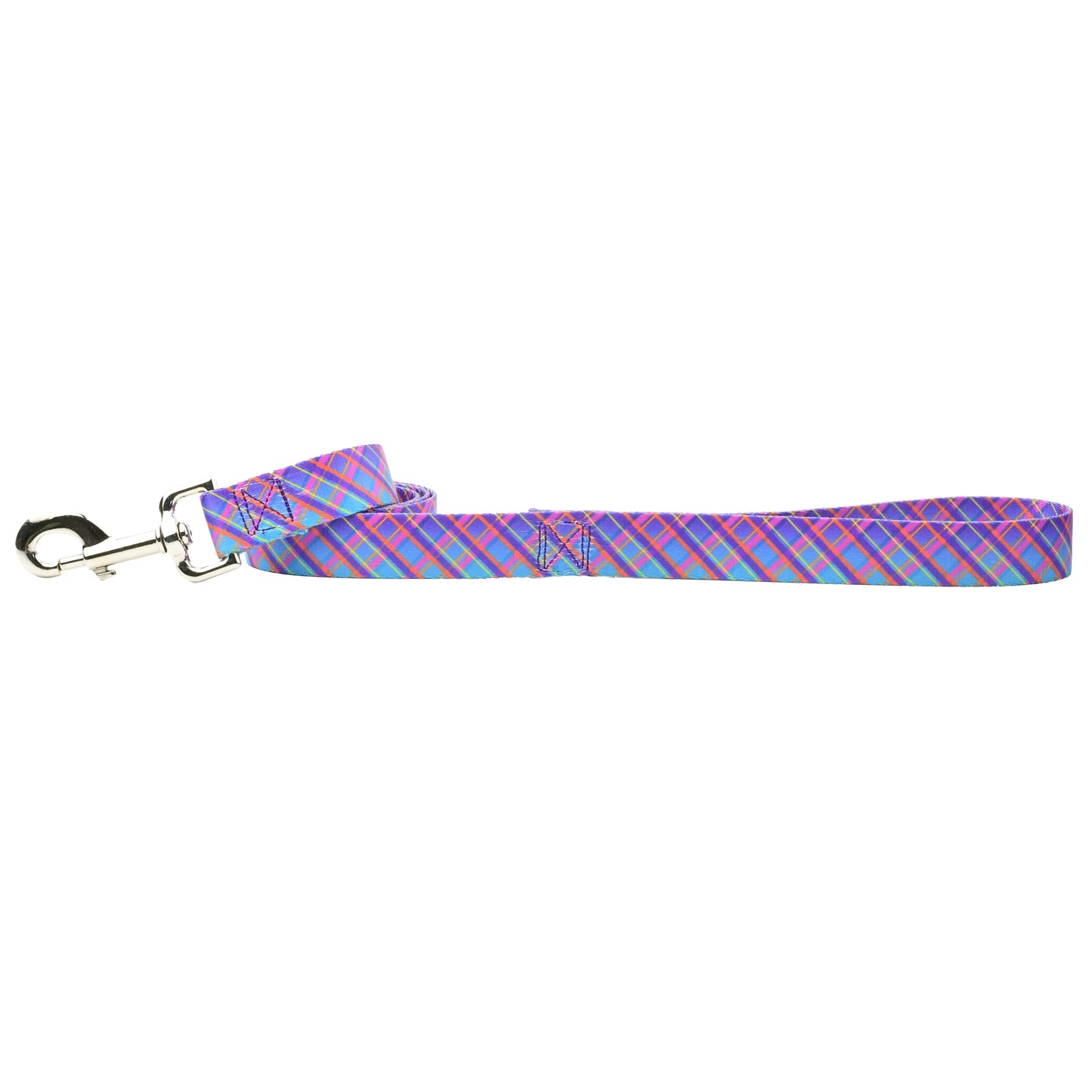 Twilight Glow Blue Plaid Dog Leash – EarthStyle 2 Hounds Design