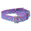 Twilight Glow Blue Plaid Martingale Dog Collar – EarthStyle 1 inch 2 Hounds Design