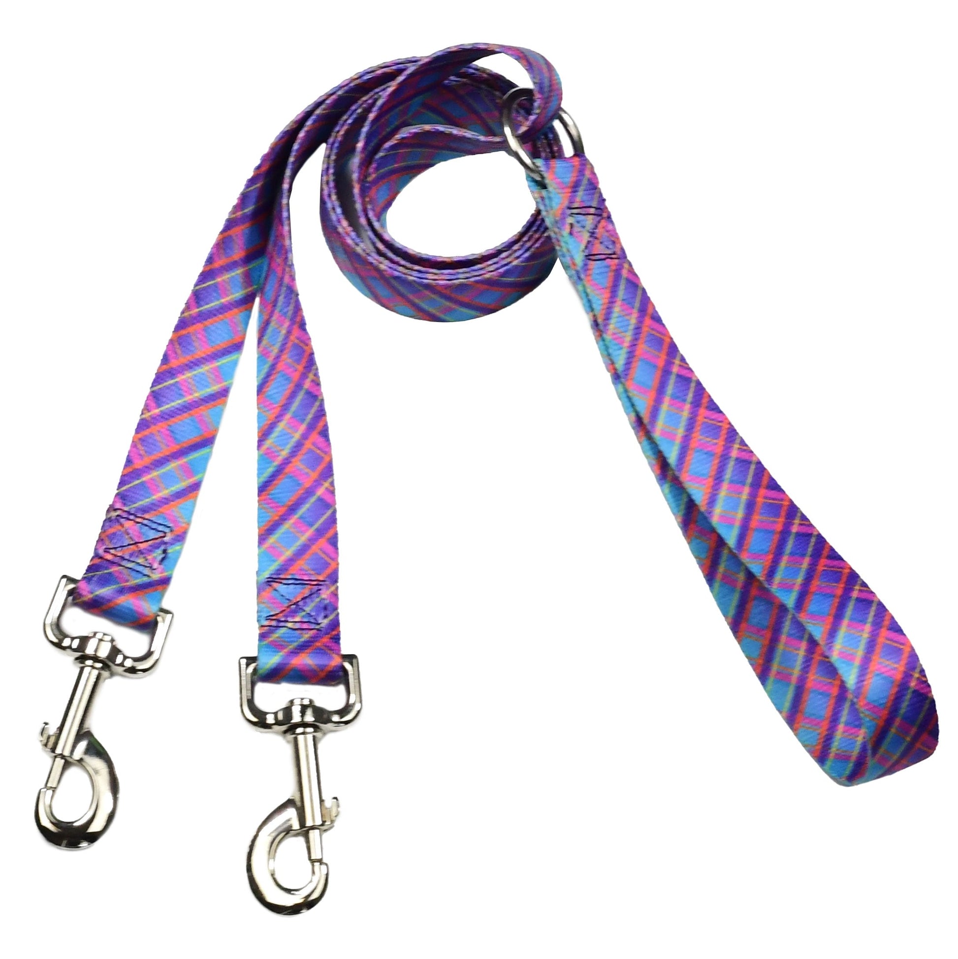 Twilight Glow Blue Plaid Freedom No-Pull Dog Harness – EarthStyle 2 Hounds Design