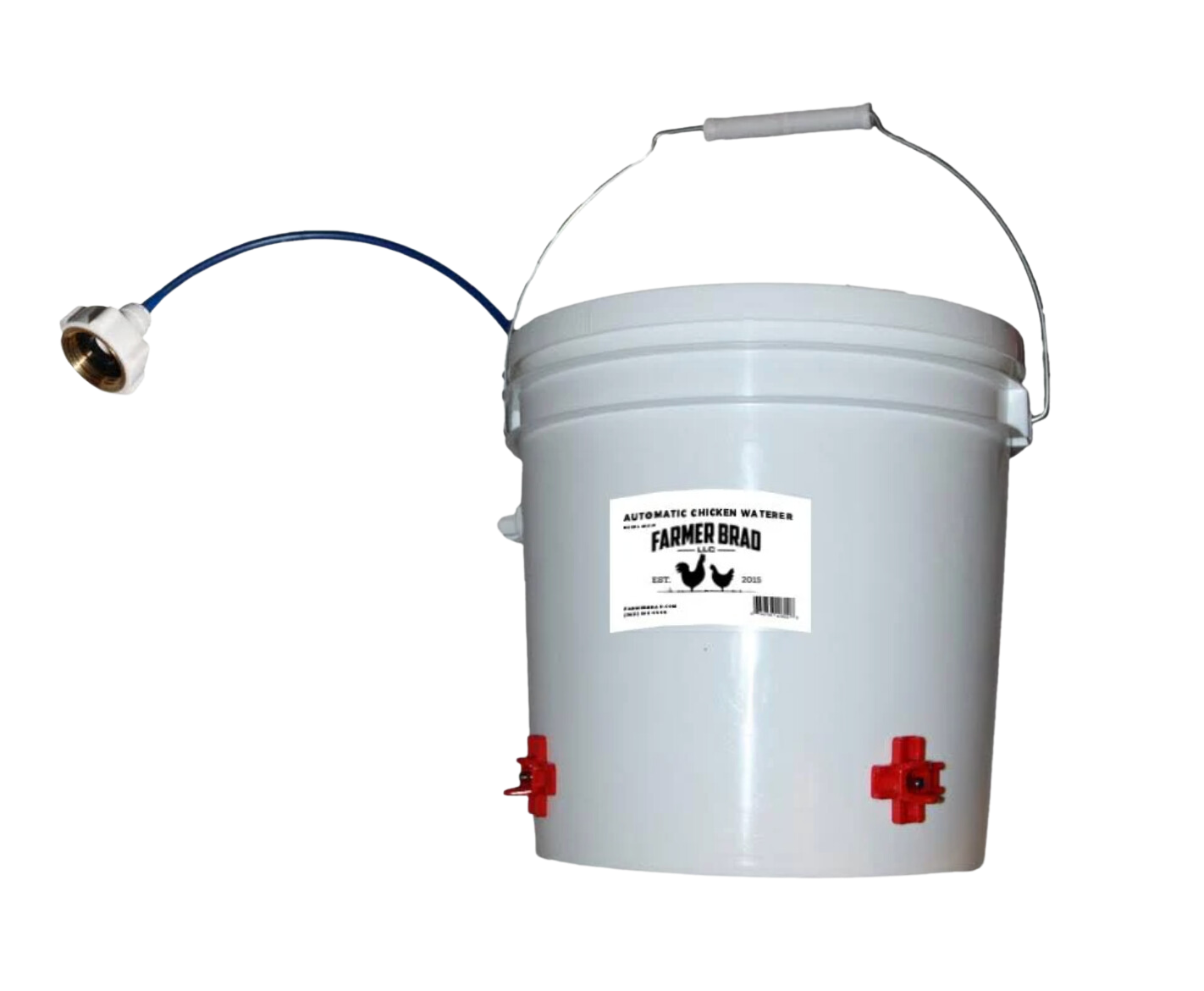 Automatic Chicken Waterer (2 Gallon) Chicken Waterer Farmer Brad