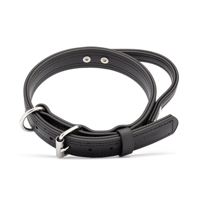 Viper Biothane Working Dog Collar + Built-in Handle - Stainless Steel Hardware 1 14" Dog Collar Dogline