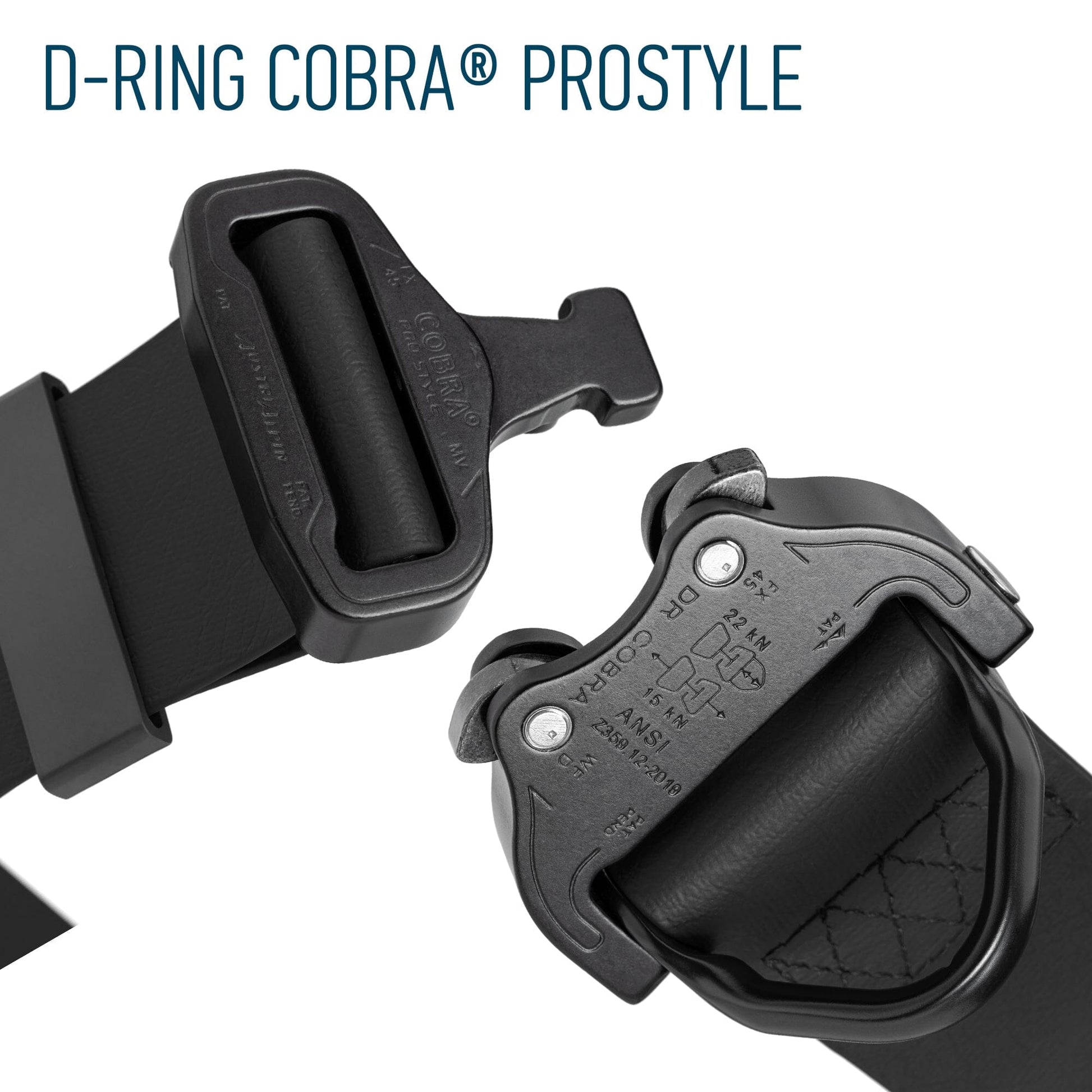 Viper BioThane Tactical Dog Collar with Cobra Buckle, 1.75" Wide Dog Collar Dogline