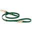 Viper Biothane Adjustable Multi-Purpose Dog Leash with Brass Hardware, 7FT Hunter Green Dog Leashes Dogline