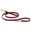 Viper Biothane Adjustable Multi-Purpose Dog Leash with Brass Hardware, 7FT Merlot Burgundy Dog Leashes Dogline