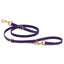 Viper Biothane Adjustable Multi-Purpose Dog Leash with Brass Hardware, 7FT Violet Purple Dog Leashes Dogline