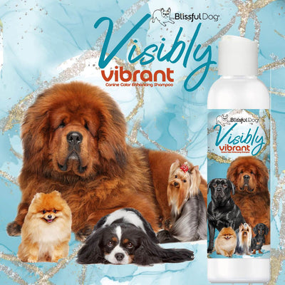 Visibly Vibrant Pet Shampoo 8 OZ BOTTLE SHAMPOO The Blissful Dog