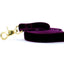 Burgundy Velvet Dog Leash 2 Hounds Design