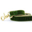 Moss Green Velvet Dog Leash 2 Hounds Design