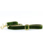 Moss Green Velvet Dog Leash 2 Hounds Design