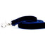 Navy Velvet Dog Leash 2 Hounds Design