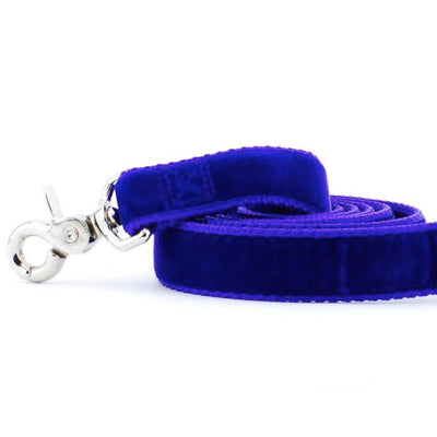 Purple Velvet Dog Leash 2 Hounds Design