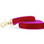 Raspberry Velvet Dog Leash 2 Hounds Design