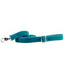 Teal Velvet Dog Leash 2 Hounds Design