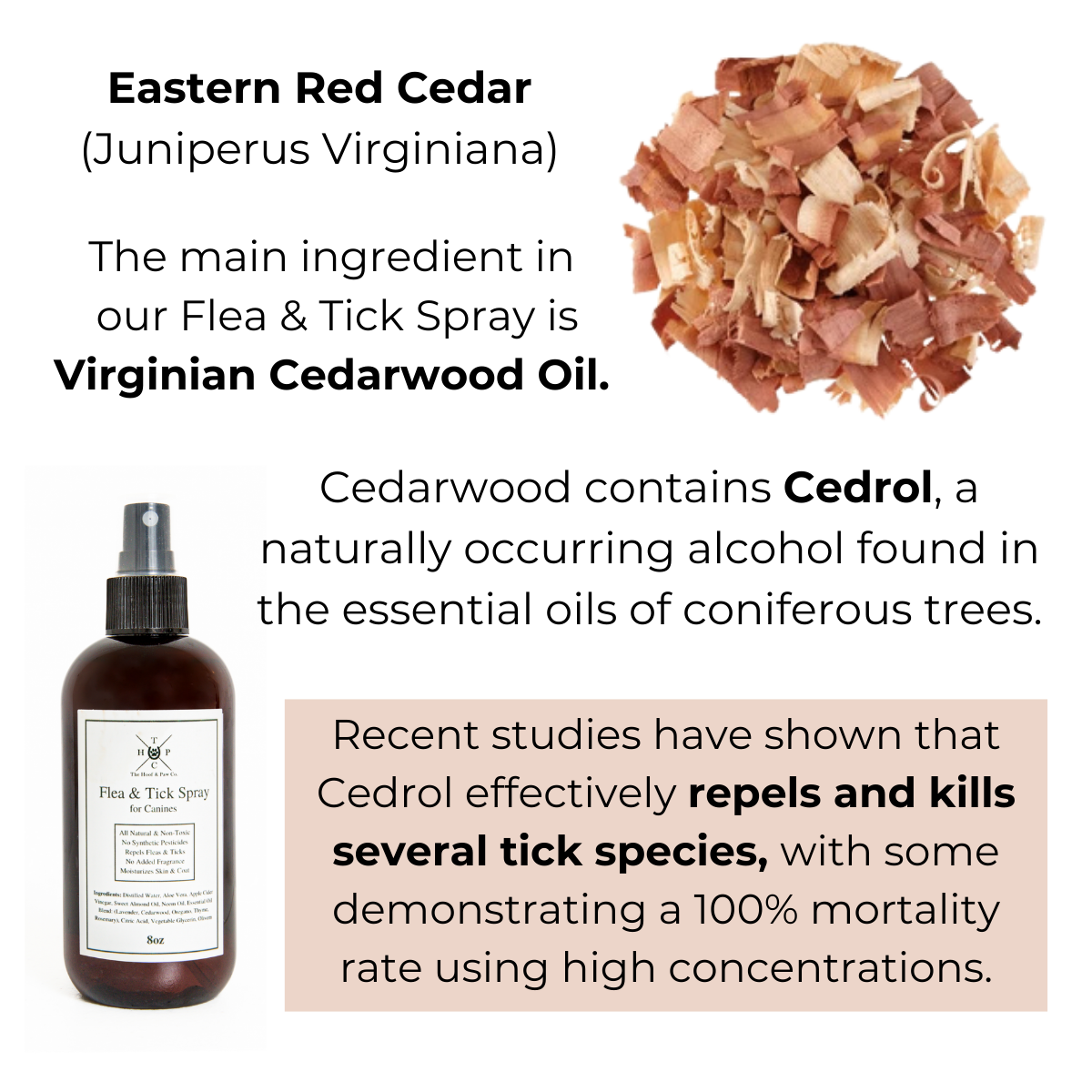 Flea & Tick Spray for Dogs The Hoof & Paw Co.