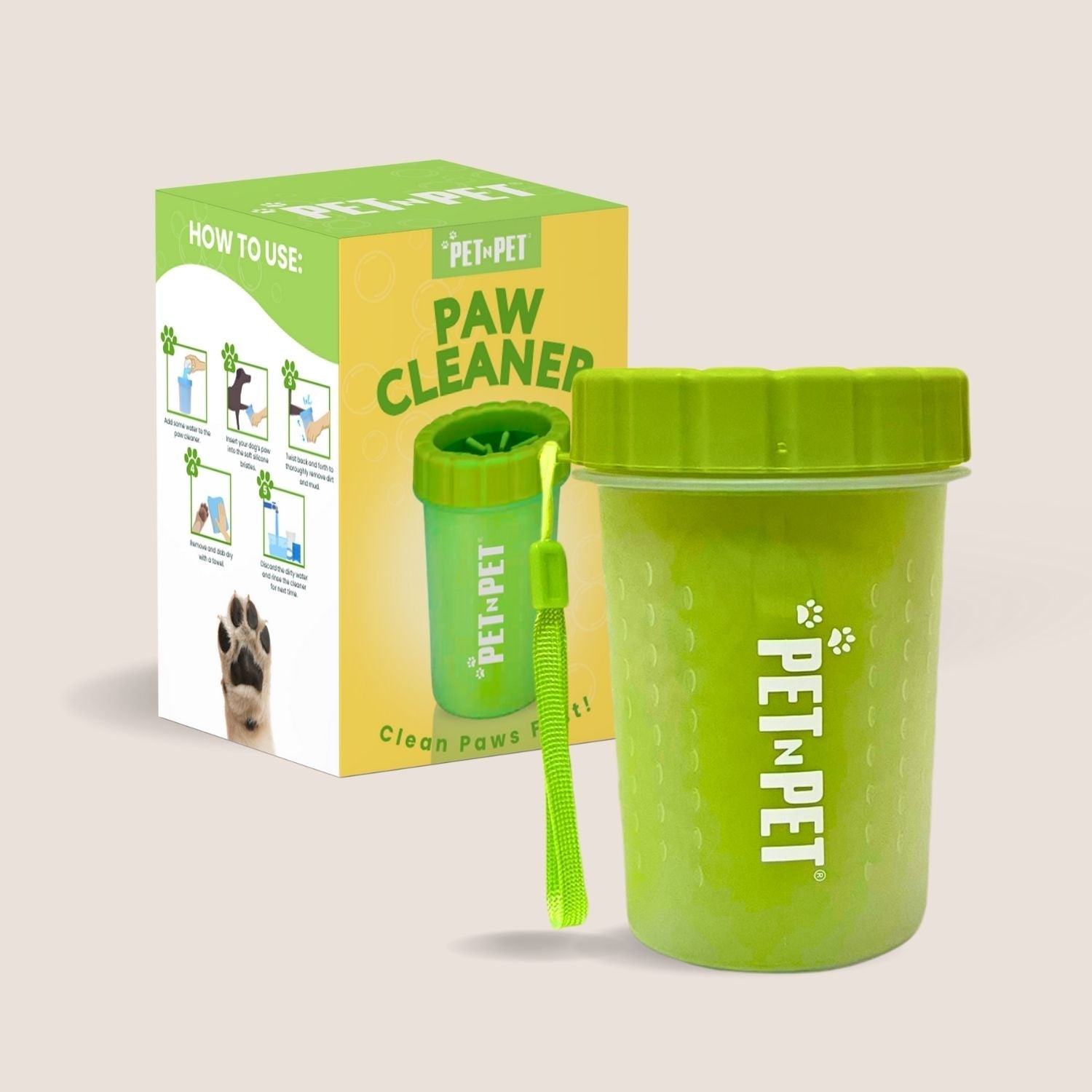 Dog Paw Washer and Cleaner Green Paw Cleaner Pet N Pet ®