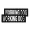 Removable Reflective Patches (Set of 2) WORKING DOG Dog Patches Dogline