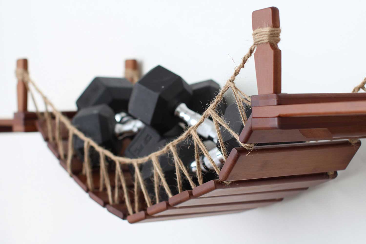 Double Cat Hammock and Climbing Bridge Combo Cat Bridge Catastrophic Creations