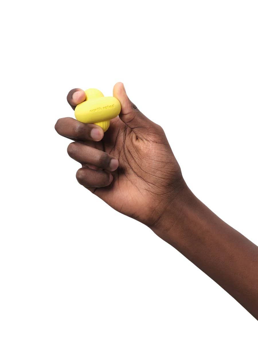 Earth Rated Rubber Fetch Dog Toy, Large Yellow Pet Palette Distribution