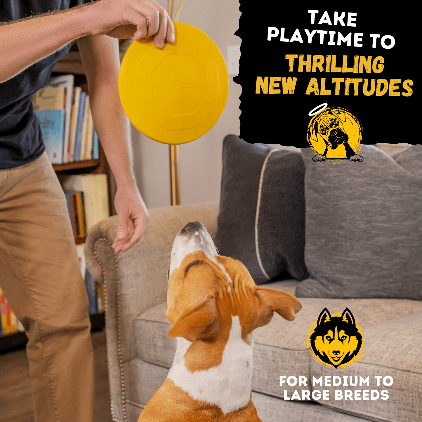 Air Disc Monster K9 Dog Toys