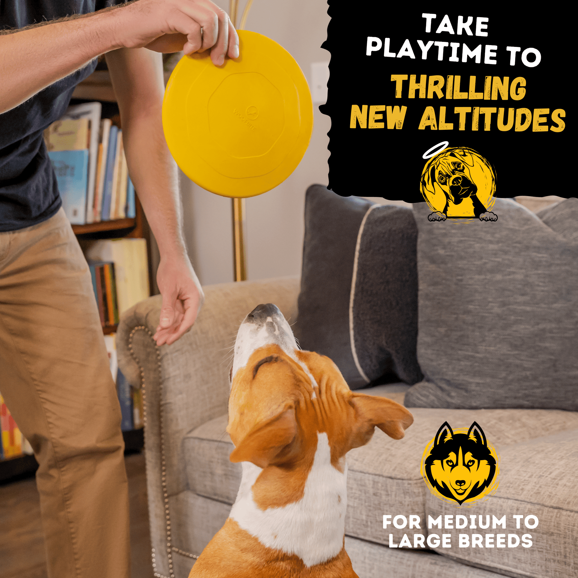 Air Disc Monster K9 Dog Toys