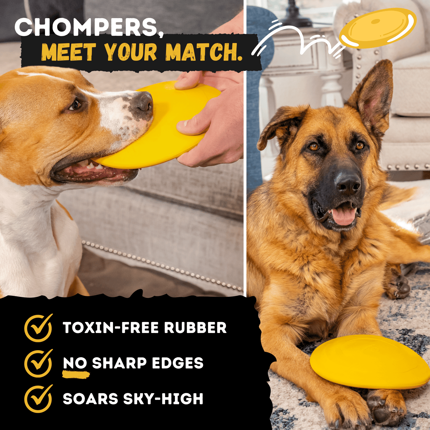 Air Disc Monster K9 Dog Toys