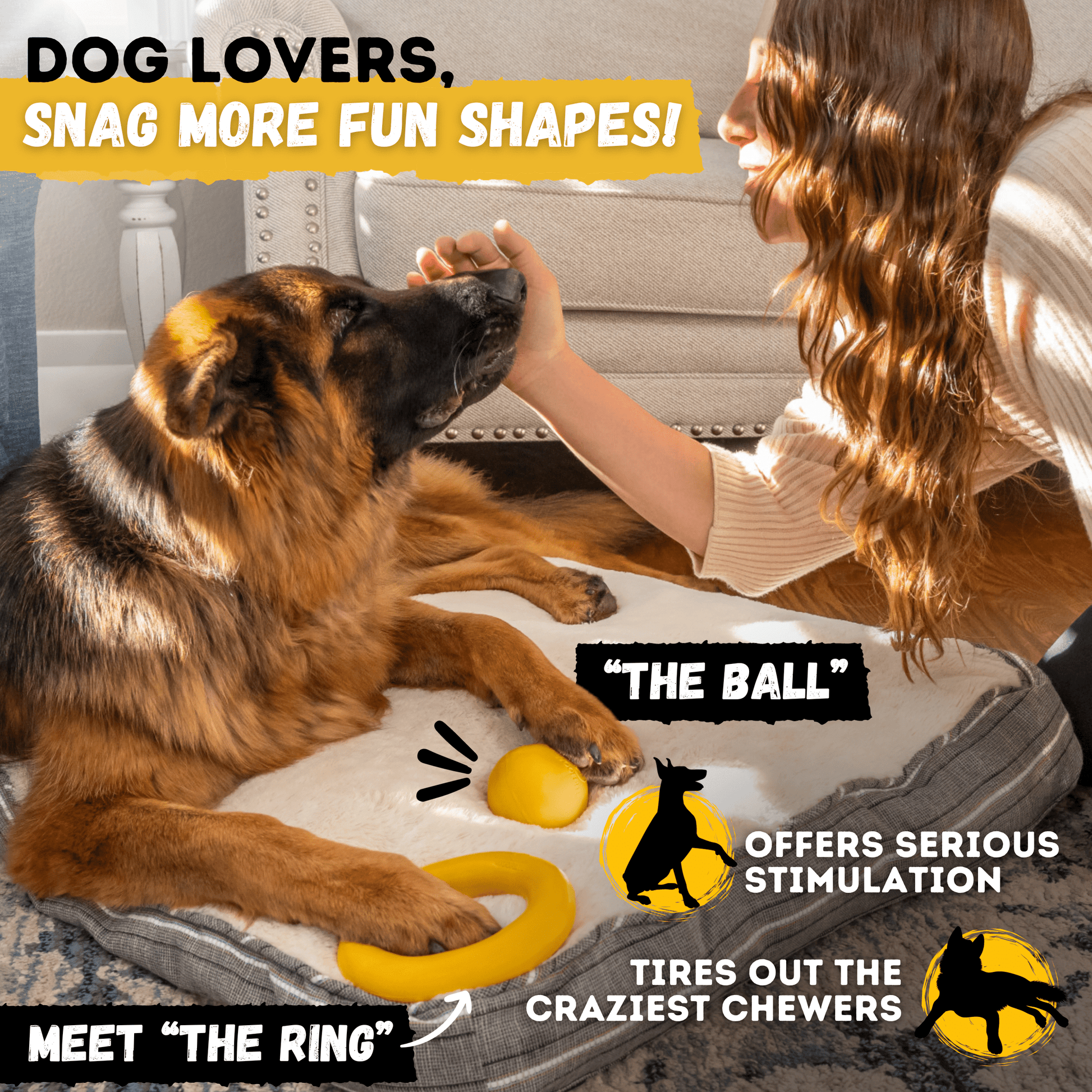 Air Disc Monster K9 Dog Toys