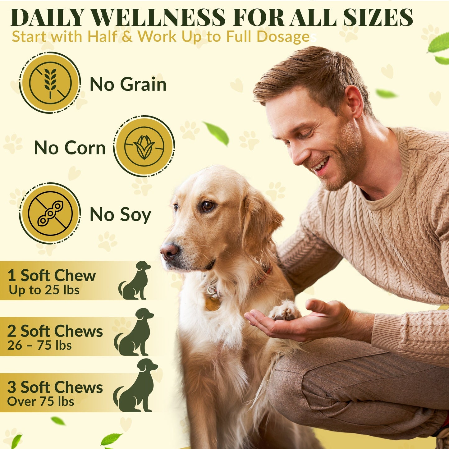 Allergy & Immune Bites for Dogs – Colostrum, Probiotics & Omega-3 – Seasonal Allergy & Itchy Skin Relief – Peanut Butter Flavor Supplements Barrow & Hound