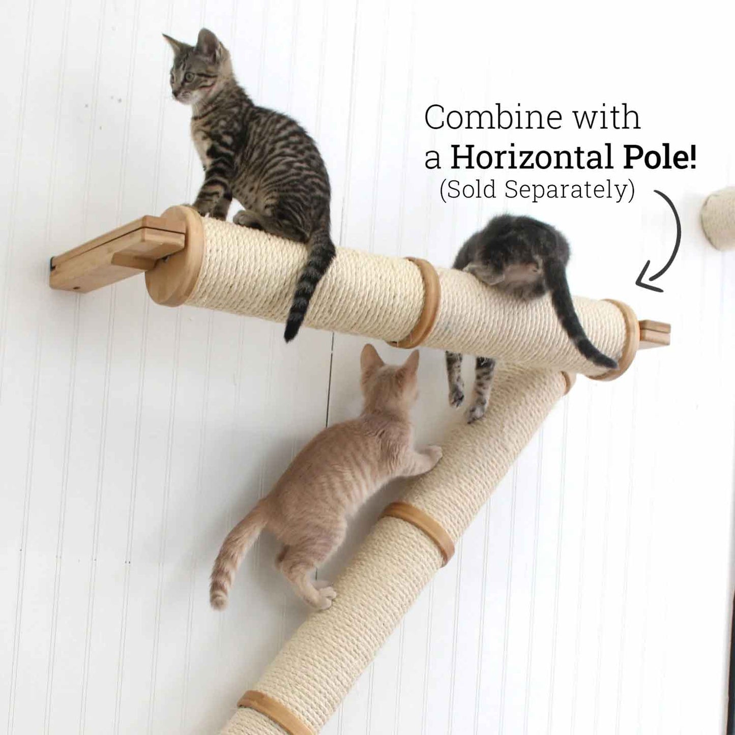 Slanted Cat Scratcher for Wall Cat Scratcher Catastrophic Creations