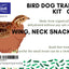 Quail Wing Dog Training Kit - Nutritious Dog Treats and Quail Wing for Effective Dog Training Sessions - Reinforce Positive Behaviors with Training Treats - Not Suitable for Small Breeds Dog Treats Quailz.com by Undique LLC