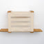 Cat Cubby for Wall - Covered Cat Bed Natural Bamboo Slotted Catastrophic Creations
