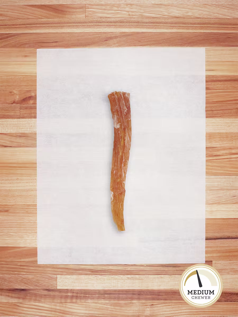 Grass-Fed Beef Tendons Backstrap Large Chews Farm Hounds