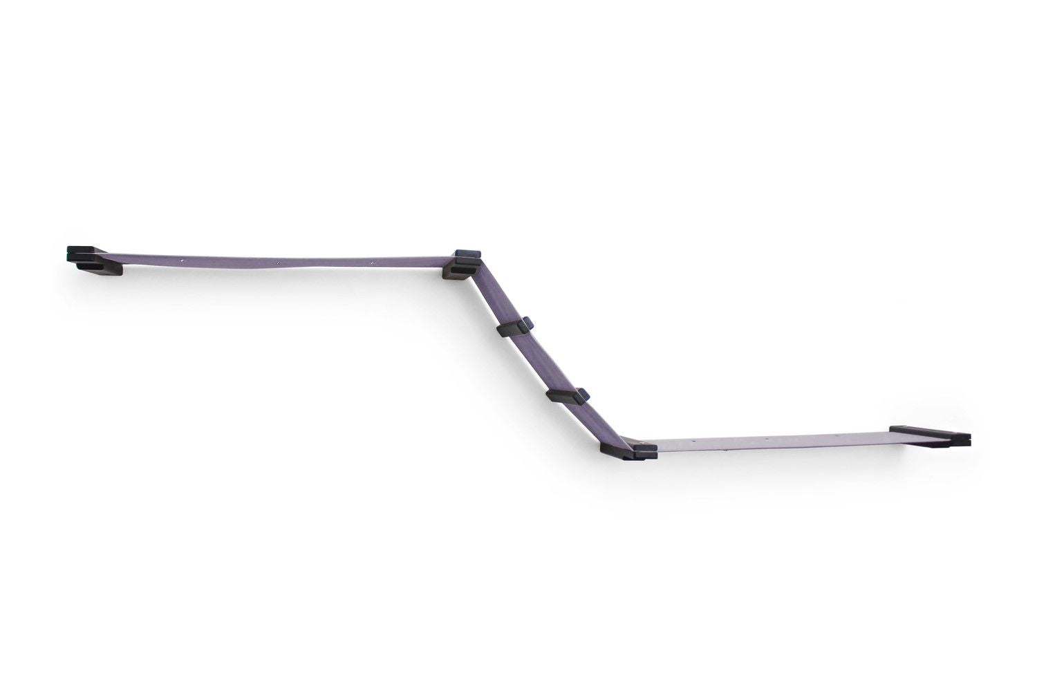 The Raceway - Wall Mounted Cat Hammock Onyx Bamboo Charcoal Gray Canvas Cat Hammock Catastrophic Creations