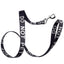 Reflective Nylon Dog Leash Black DO NOT PET Dog Leashes Dogline