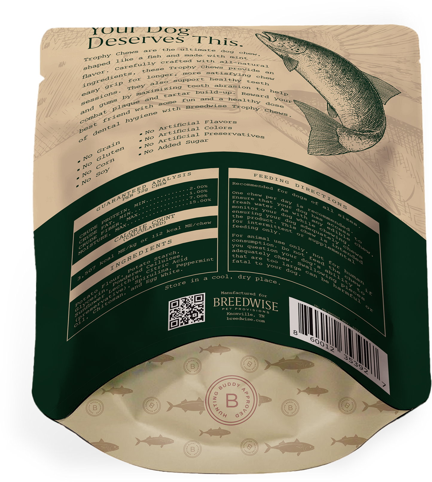 Trophy Chews™ Fish-Shaped Dental Treats Dog Treat Breedwise Pet Provisions