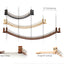 Cat Wall Bridge and Shelf Set Cat Bridge Catastrophic Creations
