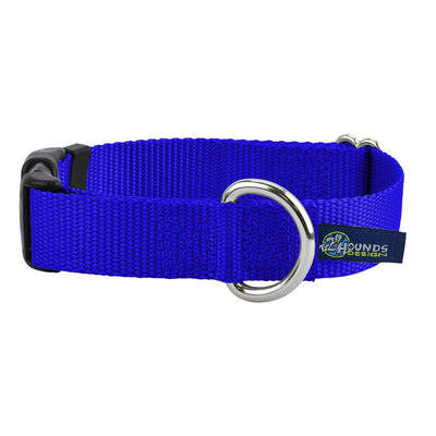 5/8″ and 1″ Royal Blue Nylon Dog Collar Dog Collar 2 Hounds Design
