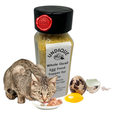 Quailicious Boost - Made in USA High-Protein Quail Egg Cat Food Topper, Freeze-Dried for Cat Digestive Health - Nutrient-Rich, Grain-Free Digestive Support for Cats, Ideal for Picky Eaters Default Title Quailz.com by Undique LLC