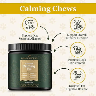 Calming Bites for Dogs – Stress & Anxiety Relief Supplements Barrow & Hound