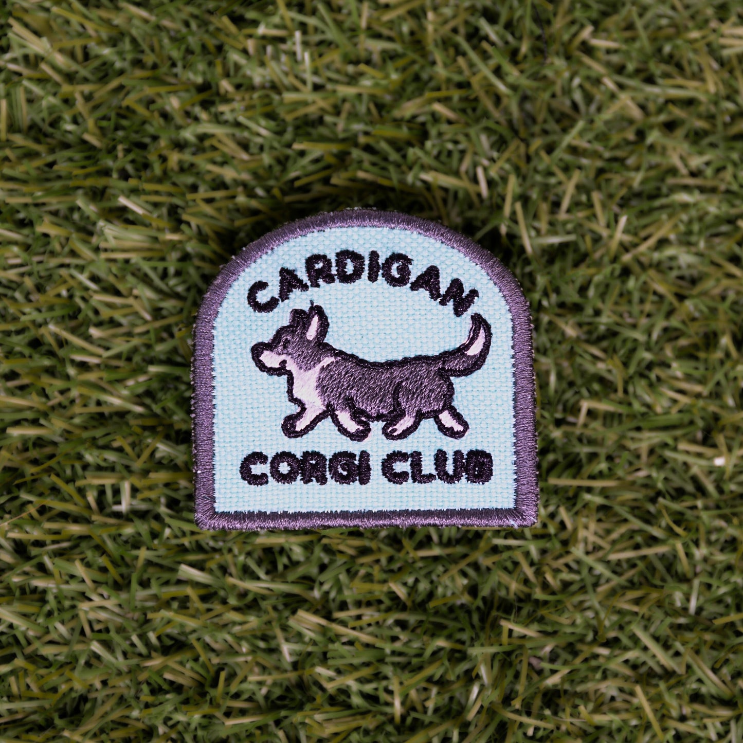 Cardigan Corgi Club Arch Patch Iron On K9 Sport Sack