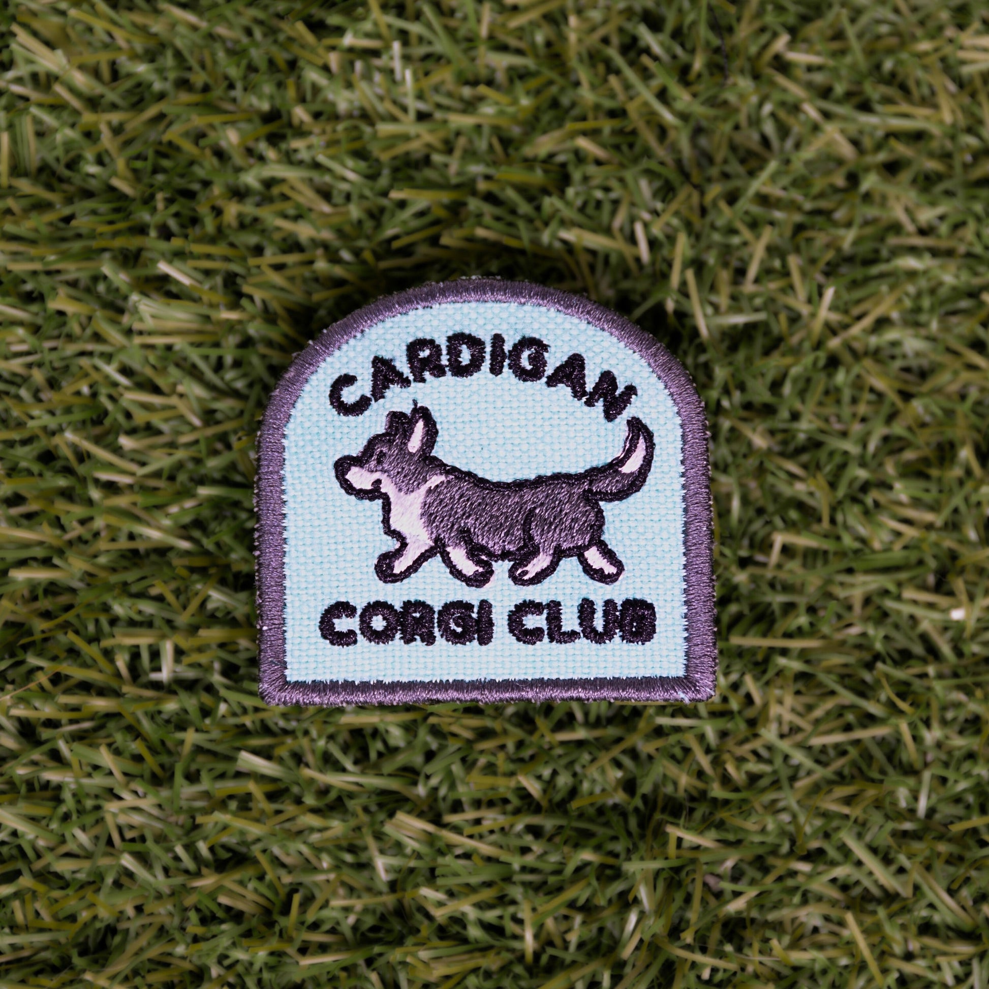 Cardigan Corgi Club Arch Patch Iron On K9 Sport Sack