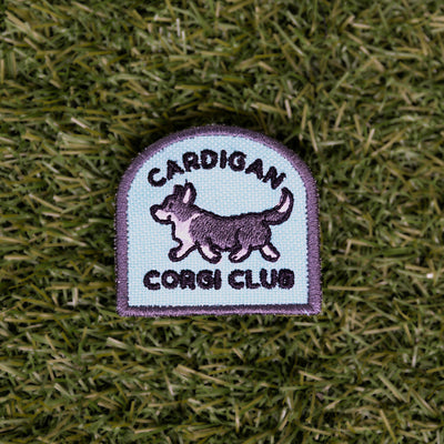 Cardigan Corgi Club Arch Patch Iron On K9 Sport Sack