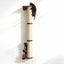 Wall Mounted Cat Climbing Pole - Sisal English Chestnut Bamboo 3-Tier No Leaf Shelf Cat Scratcher Catastrophic Creations