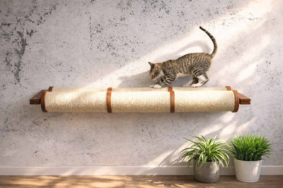 Horizontal Scratching Post for Cats Cat Scratcher Catastrophic Creations