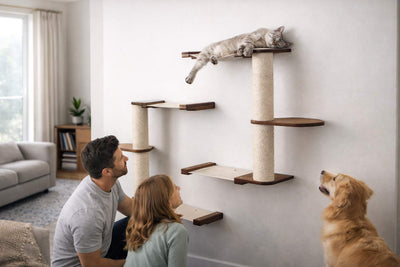 The Catacombs - Cat Tree Scratching Post System Cat Condo Catastrophic Creations