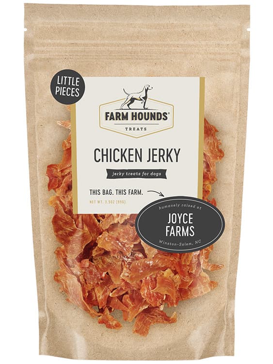 Chicken Jerky Little Pieces (3.5oz) Jerky Farm Hounds